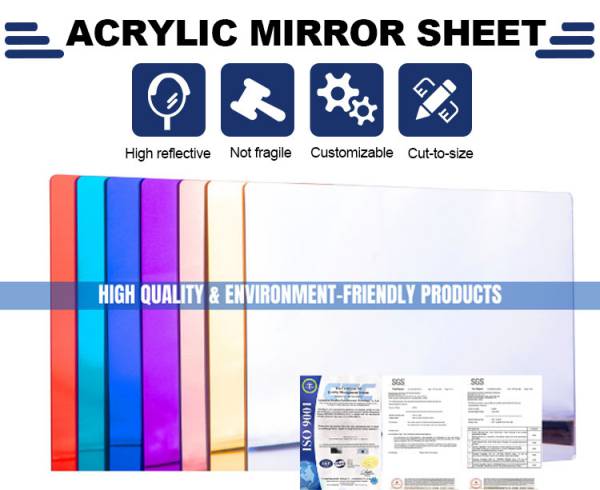 China Mirrored Acrylic Sheets For Laser Cutting 1220 x 2440 Large Mirror  Sheet Color Plastic Mirror Sheet factory and suppliers